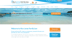 Desktop Screenshot of ajonesfamilylaw.com